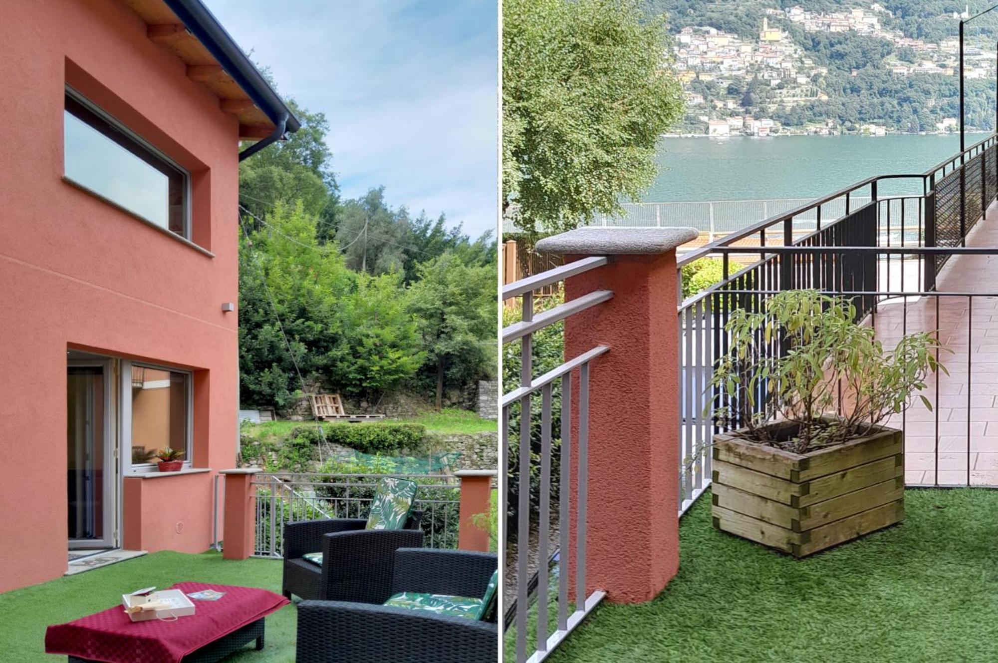 La Casina Apartman Laglio Kültér fotó